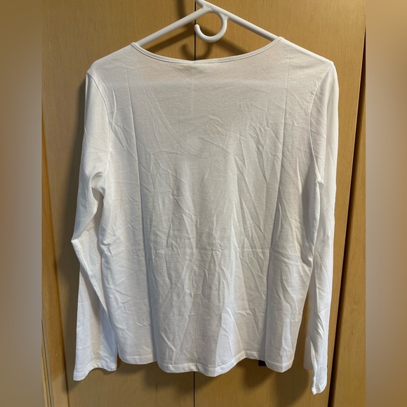 SKIN Worldwide White Long Sleeve Tee Shirt - NWT Size Small - Picture 2 of 6